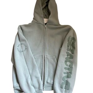 SET Active women’s Zip-Up Hoodie - Sage Green